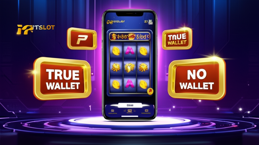 ภาพประกอบระบบฝาก-ถอนออโต้และเล่นสล็อต true wallet ไม่มีขั้นต่ำ พร้อมโปรโมชั่นจาก pgtslot