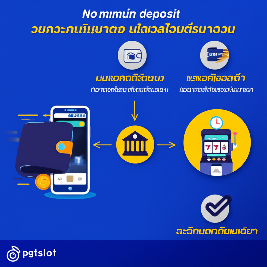 อินโฟกราฟิกแสดงขั้นตอนการฝาก-ถอนออโต้ผ่าน true wallet ไม่มีขั้นต่ำ พร้อมความรวดเร็วและสะดวกสบายของระบบ pgtslot