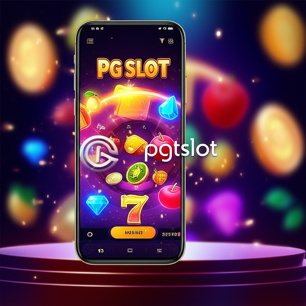 ภาพหน้าจอเกมสล็อต PG SLOT เกมใหม่ปี 2025 บนมือถือ พร้อมสัญลักษณ์สล็อตสีสันสดใสและโลโก้ pgtslot