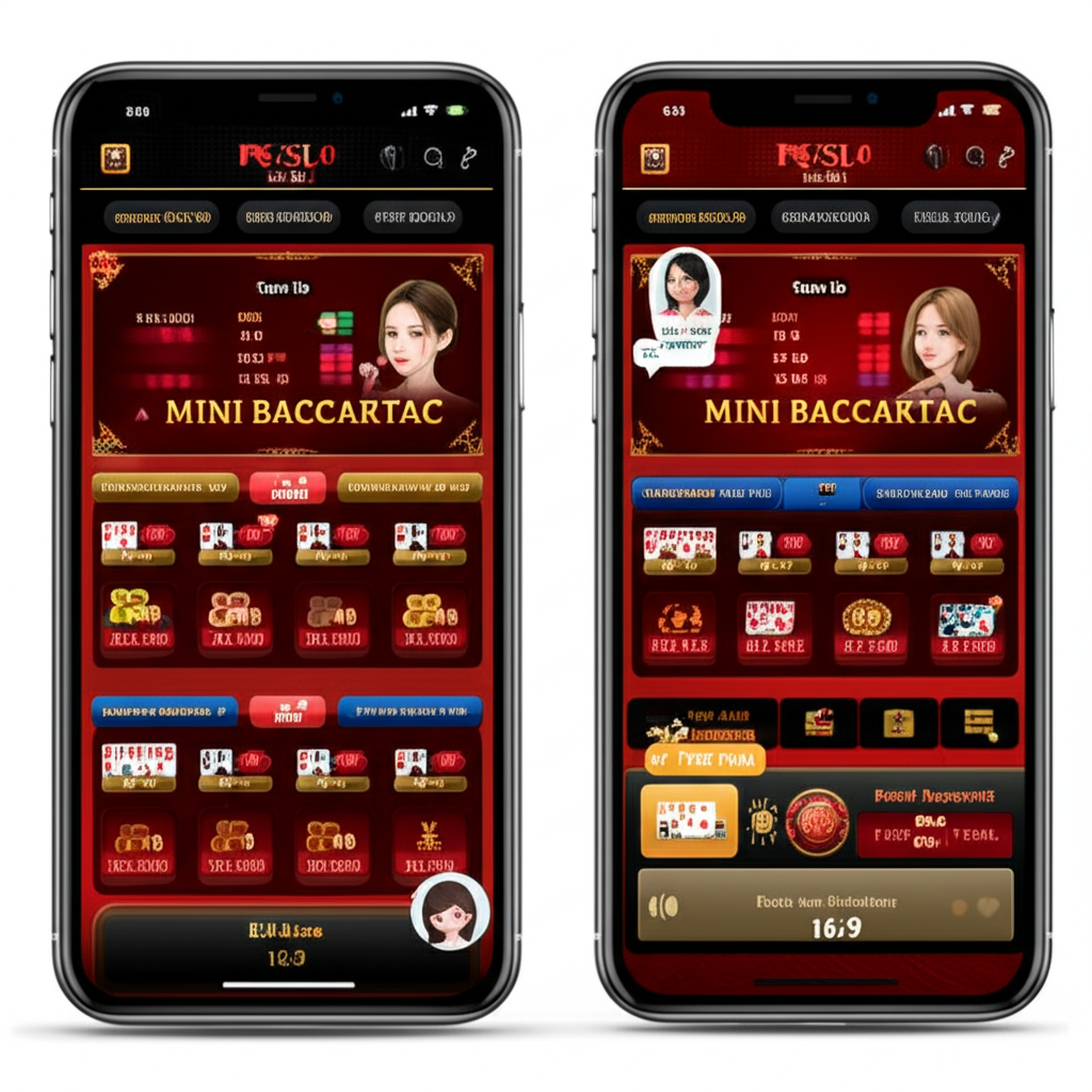 ภาพหน้าจอห้องบาคาร่า Mini Baccarat บนแพลตฟอร์ม pgtslot พร้อมแสดงสถิติและระบบฝาก-ถอนออโต้