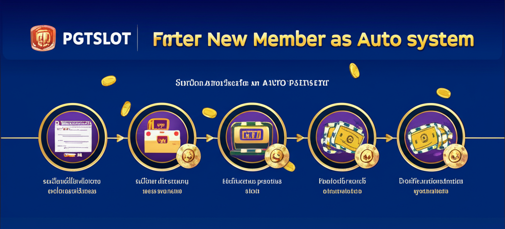 ขั้นตอนสมัครสมาชิก pgtslot ผ่านระบบออโต้ พร้อมใช้งานระบบฝาก-ถอนออโต้