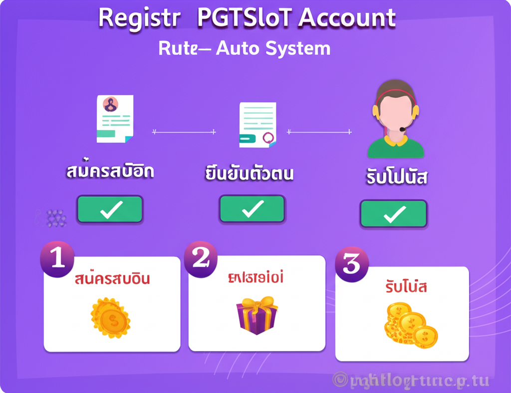 ขั้นตอนสมัครสมาชิก pgtslot ผ่านระบบออโต้สำหรับมือใหม่