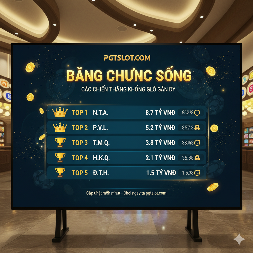 Ảnh minh họa cho 'Đề Cử Game Slot Có Tiềm Năng Nổ Hũ Lớn'. Hình ảnh tập hợp 4 logo hoặc giao diện thu nhỏ của các game slot được đề cử (ví dụ: Mega Fortune Blitz, Thần Tài Đại Phát). Ở trung tâm là biểu tượng uy tín của pgtslot.com, có thể là một con dấu 'UY TÍN & MINH BẠCH' hoặc một biểu tượng 'Tốc Độ Tải Cực Nhanh trên Di Động'. Ảnh thể hiện sự phong phú của game Jackpot và nhấn mạnh lợi thế tối ưu cho người chơi Việt Nam. Màu sắc tươi sáng, năng động, thu hút người chơi click vào.