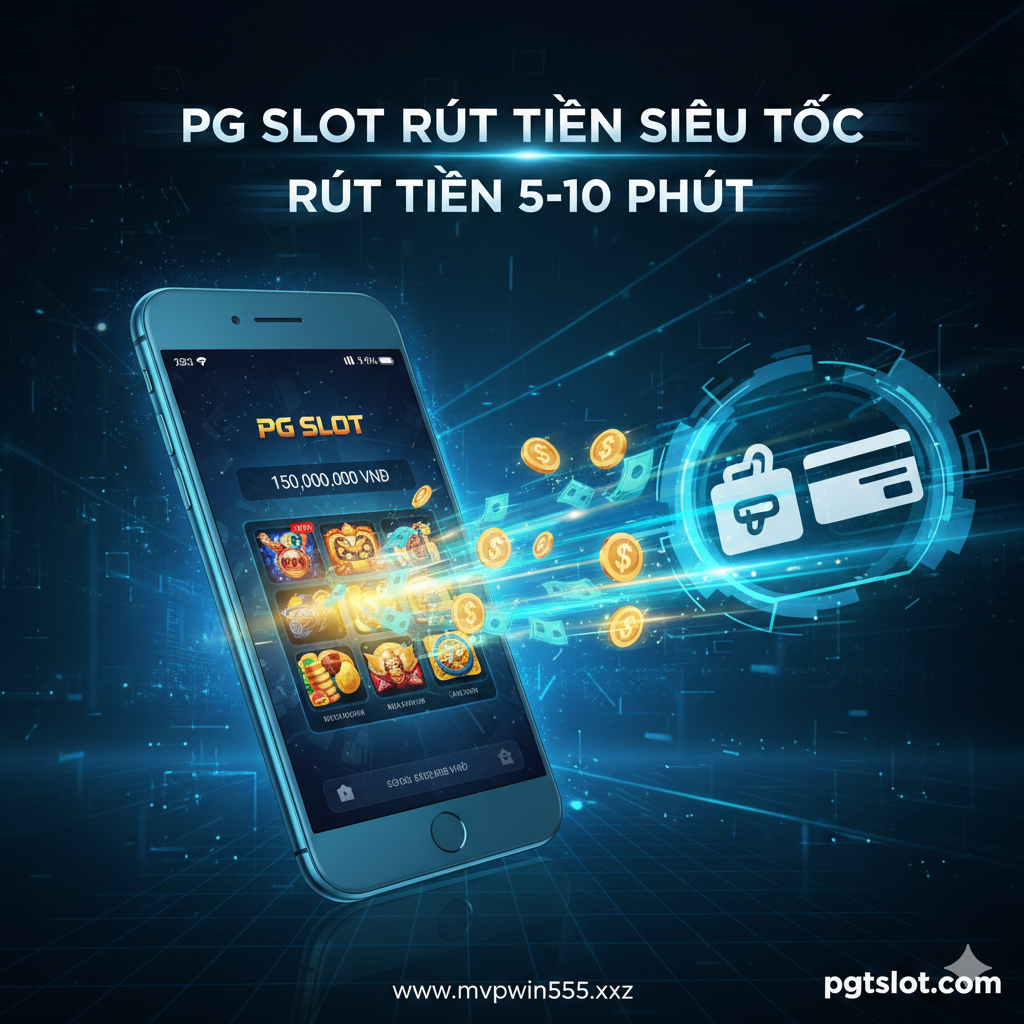 Một hình ảnh bìa theo phong cách so sánh 'Tín Cậy vs Rủi Ro' với gam màu đối lập. Bên trái (đại diện cho mvpwin555.xyz) là màu đỏ, xám tối, thể hiện sự nguy hiểm, với hình ảnh một ổ khóa bị hỏng và một dấu hỏi lớn (?). Bên phải (đại diện cho pgtslot.com) là màu xanh lam, vàng ánh kim, thể hiện sự an toàn, uy tín, với biểu tượng PG Slot 3D nổi bật, một tấm chắn bảo vệ (shield icon) và một đồng xu vàng bay lên. Tiêu đề lớn: 'PG Slot: mvpwin555.xyz (Cẩn Trọng) vs pgtslot.com (An Toàn)'.