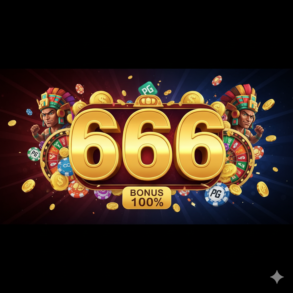 An image illustrating the high-quality games and the 'Triple Luck' concept. The background should feature a vibrant, detailed screenshot or illustration from a popular PG Slot game known for high RTP (e.g., Treasures of Aztec or Fortune Ox), emphasizing beautiful mobile-friendly graphics. Overlay the image with a subtle but noticeable 'x3' or 'Triple Luck' glowing graphic. The composition should highlight the game screen, making it look visually appealing, easy to play, and full of winning potential, directly connecting the '666' concept to the PG Slot brand.