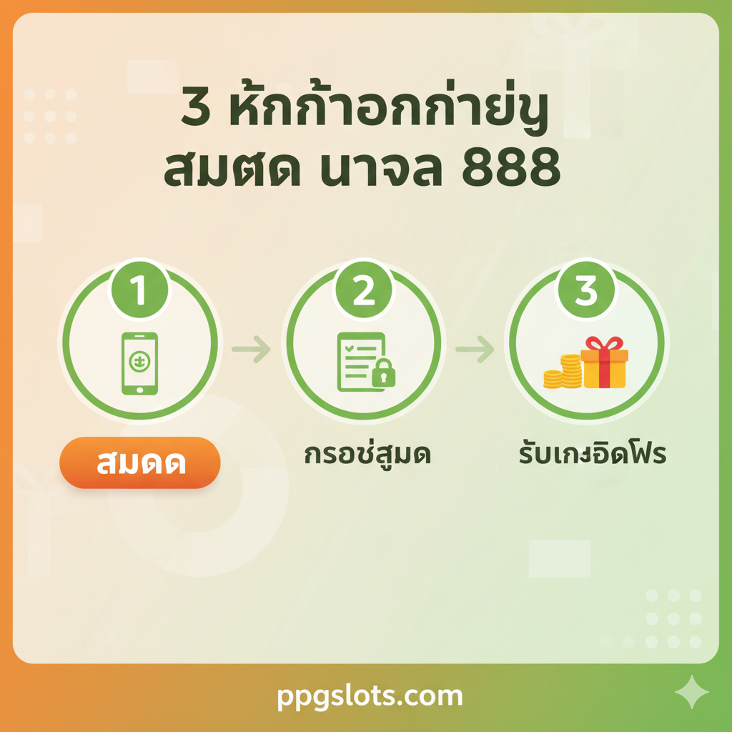 ภาพสรุปและกระตุ้นให้ 'สมัครสมาชิก' แสดงข้อความ Call-to-Action ที่โดดเด่น เช่น 'สมัครเลย!' หรือ 'รับโบนัสสูงสุดทันที!' ใช้องค์ประกอบของแบนเนอร์หรือปุ่มขนาดใหญ่ที่ดูน่าคลิก พร้อมภาพประกอบของรางวัล (Jackpot) กองเหรียญทอง และสัญลักษณ์ 'PGTSLOT.COM' ที่มุมใดมุมหนึ่ง จัดวางบนพื้นหลังที่ดูหรูหราแต่เชิญชวน ใช้โทนสีม่วง/แดง เพื่อสร้างความรู้สึกเร่งด่วนและโอกาสในการทำกำไร